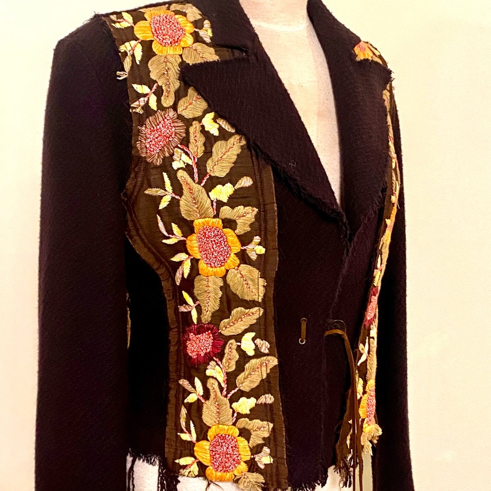 Trelise Cooper 100% Wool Jacket size 14 - Picture 3 of 16